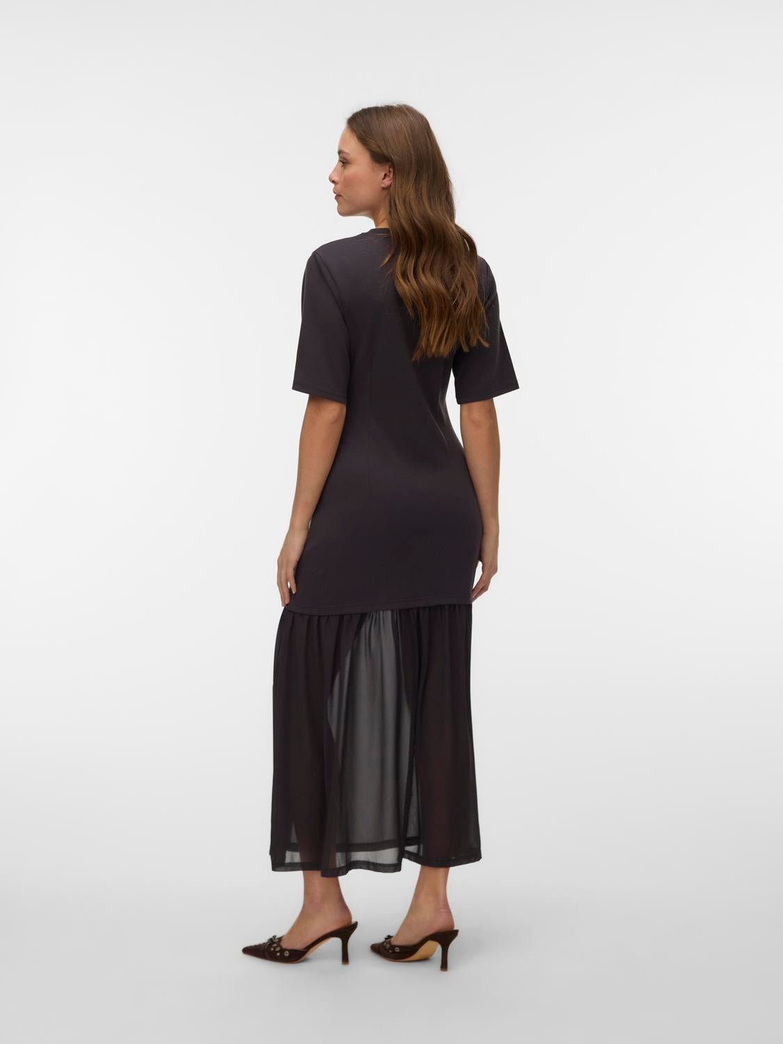 VMBRENDA Long Dress - Chocolate Torte - VERO MODA & VILA Bergvik